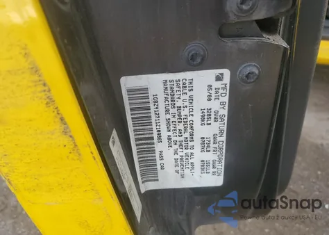 2001 Saturn Sc2 z USA, uszkodzony, nr VIN 1G8ZY12711Z109865